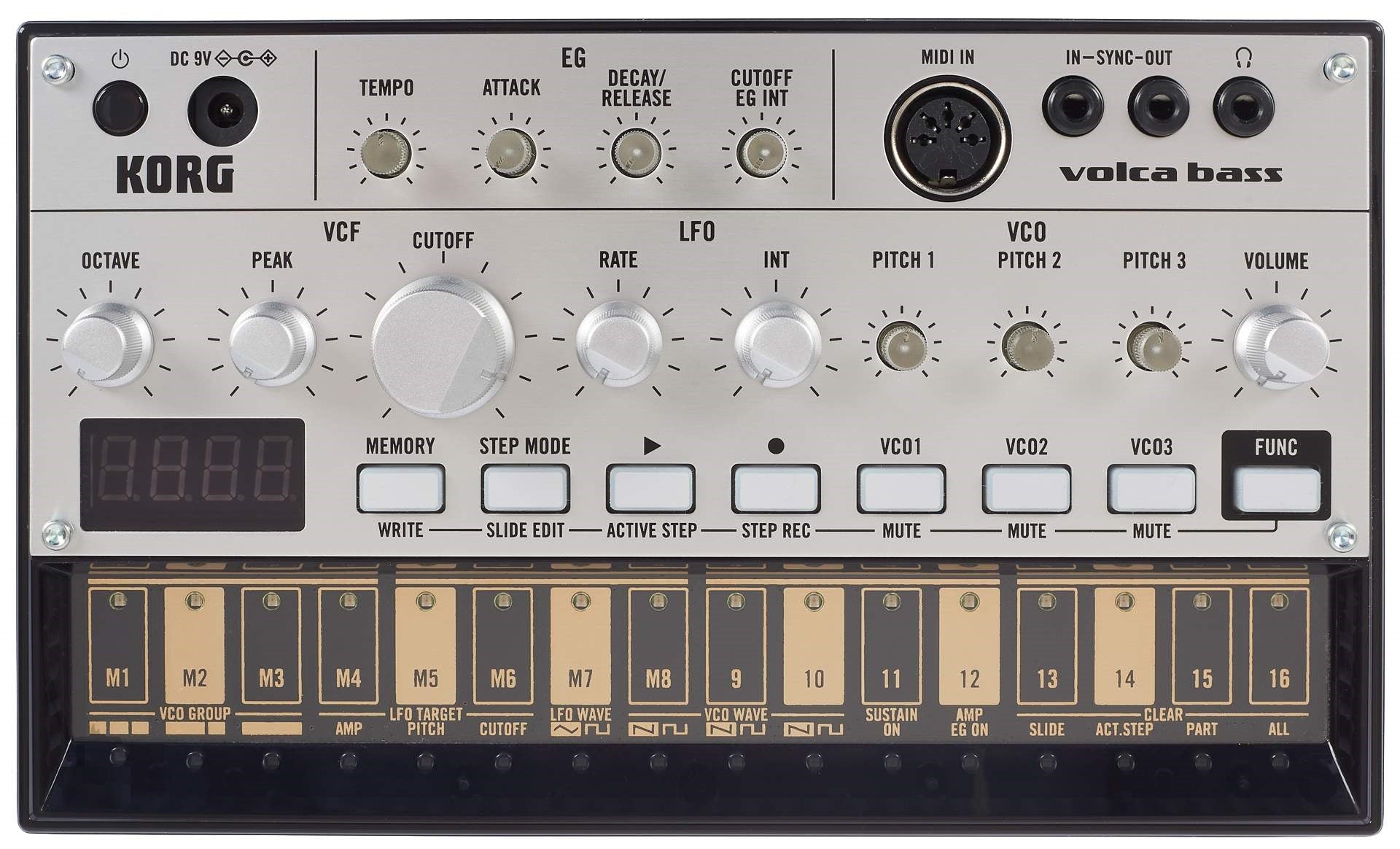 Sintetizador Korg análogo de bajos VOLCA-BASS