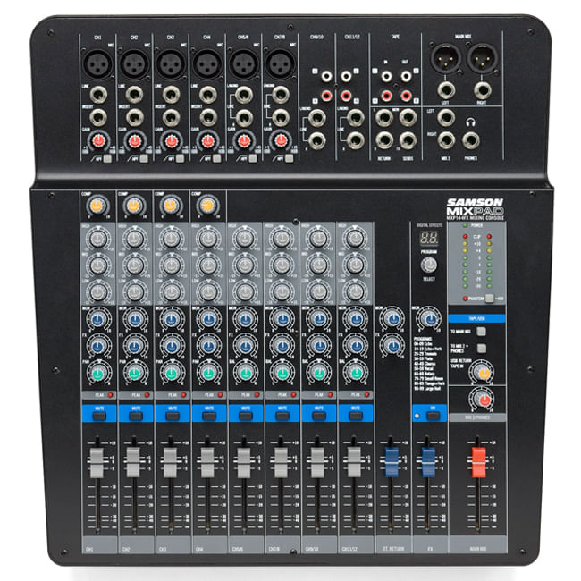 Mixer Samson MXP144FX con efectos y conexión USB