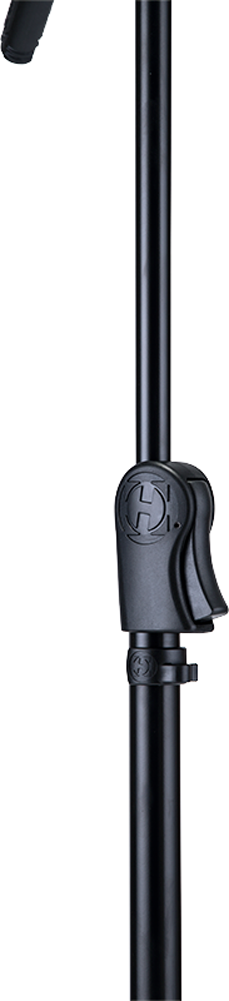 Atril para micrófono Hercules MS532B Negro con Boom y Pinza
