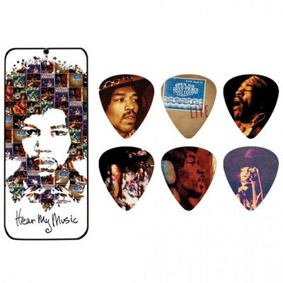 Pack de 12 uñetas Dunlop JHPT07M Jimmy Hendrix Signature
