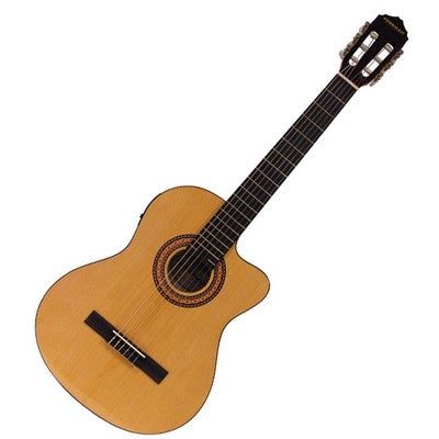 Guitarra Electroacústica Nylon Freeman FRCG44CEQ Natural