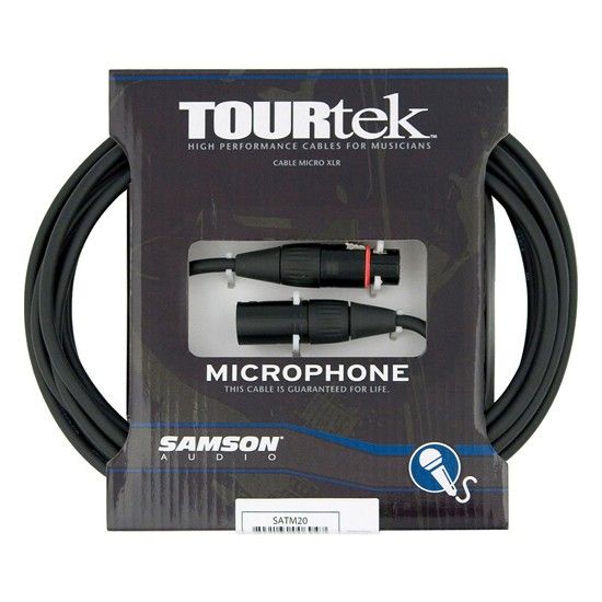 Cable de micrófono Samson TM20 6 metros XLR