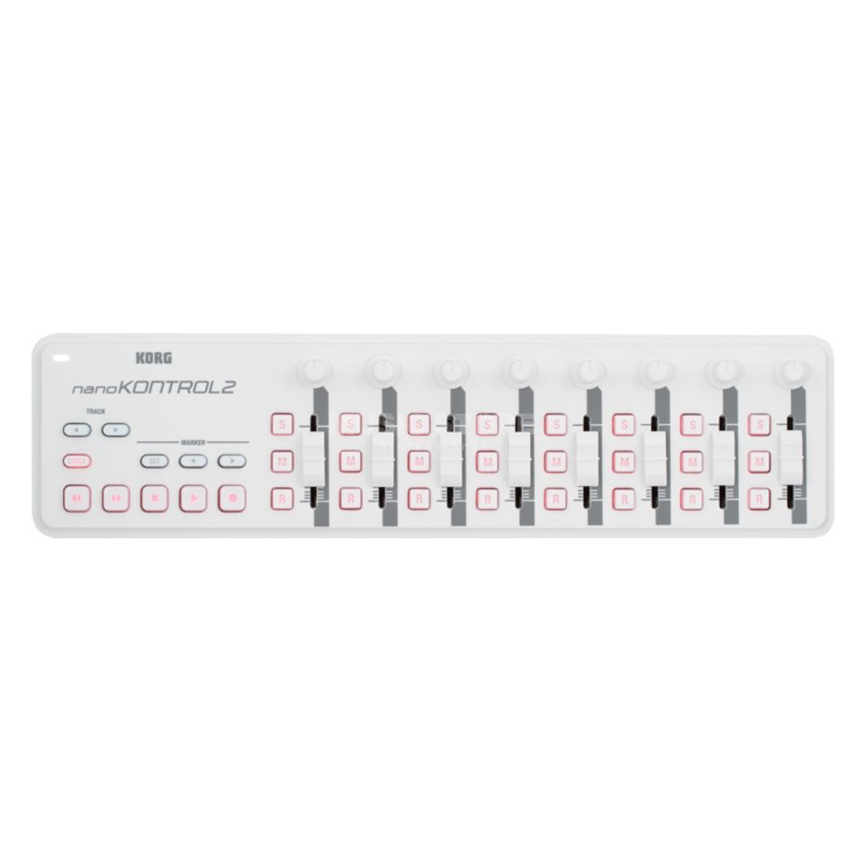 Controlador midi Korg NANOKONTROL2 color blanco