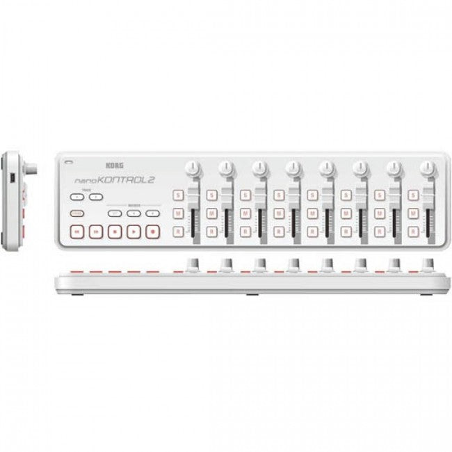 Controlador midi Korg NANOKONTROL2 color blanco