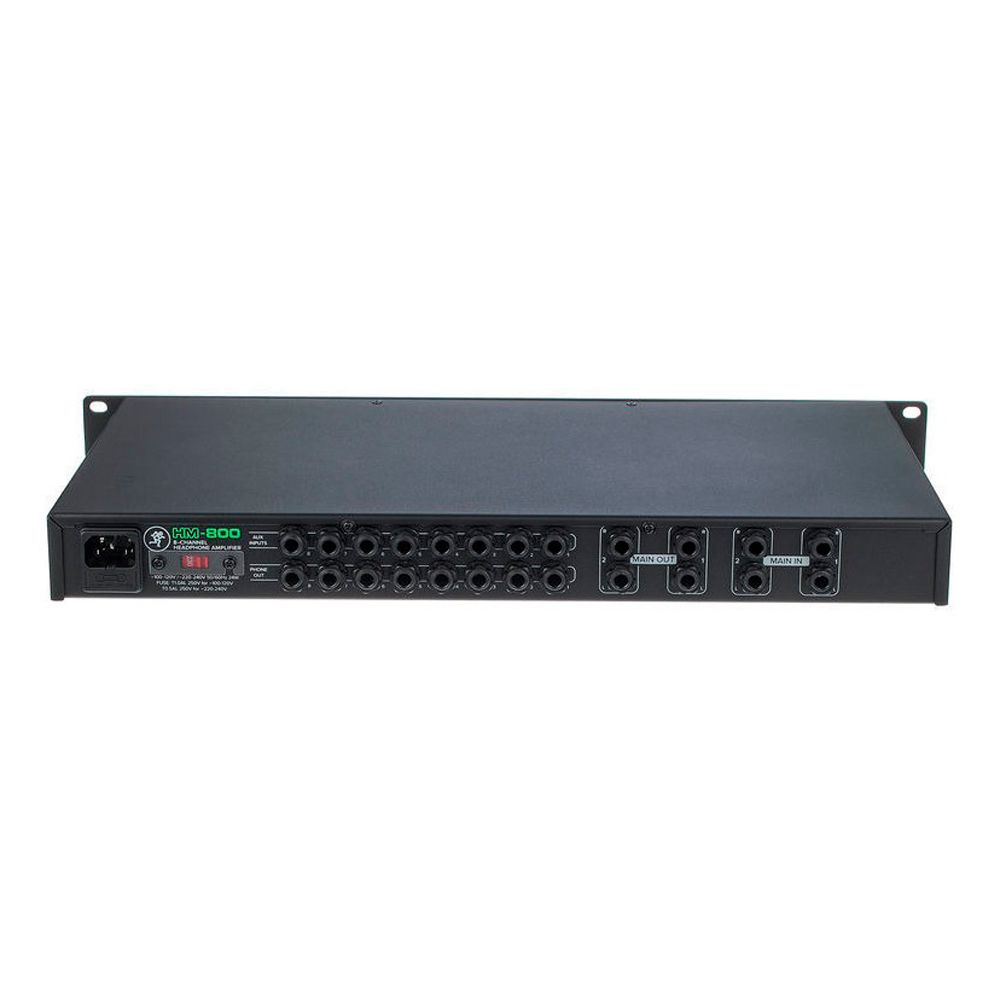 Amplificador de audífonos Mackie HM-800 de 8 canales