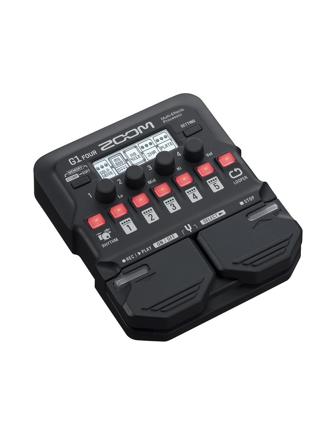 PEDALERA MULTIEFECTO DE GUITARRA ZOOM G1 FOUR