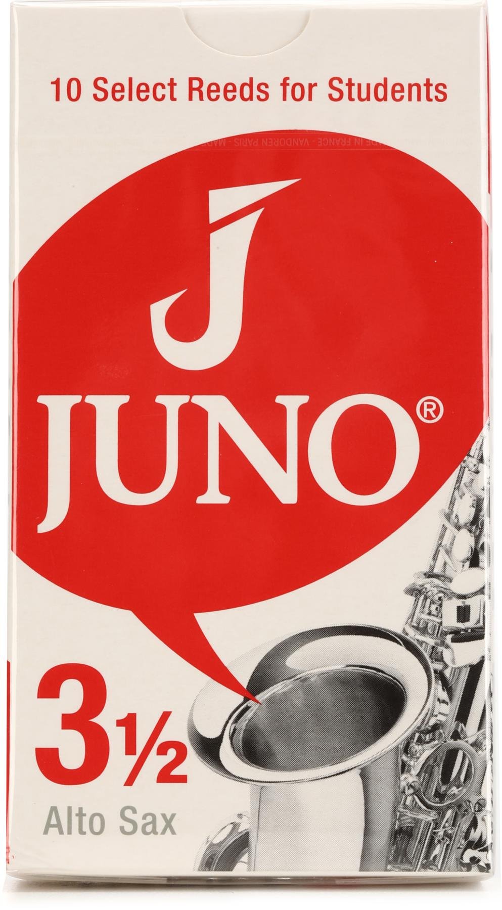 Pack de 10 Cañas para Saxo Alto JUNO Jsr6135 Medida 3,5