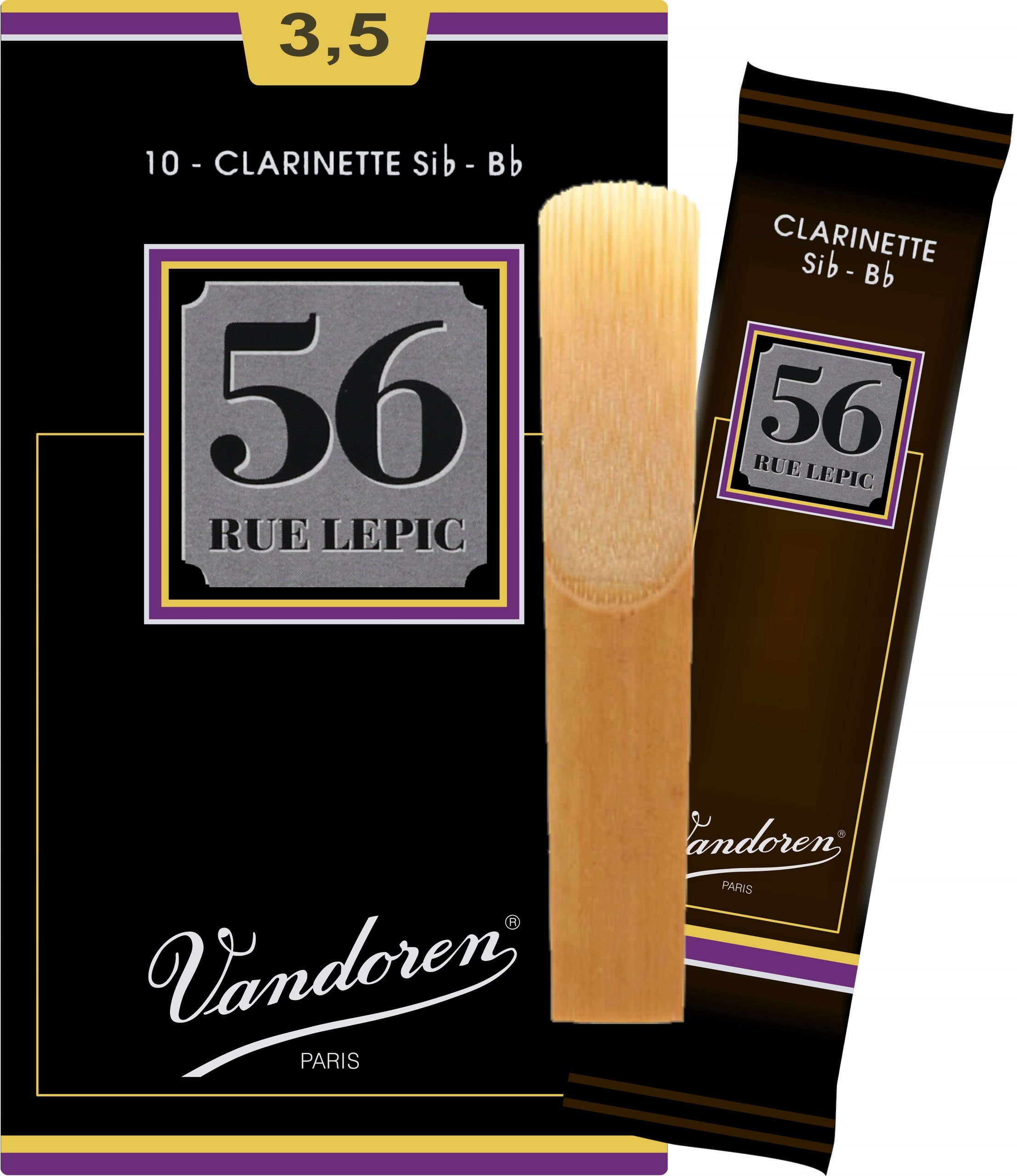 Set 10 Cañas Clarinete Bb N°3 Vandoren CR5035 56 Rue Lepic