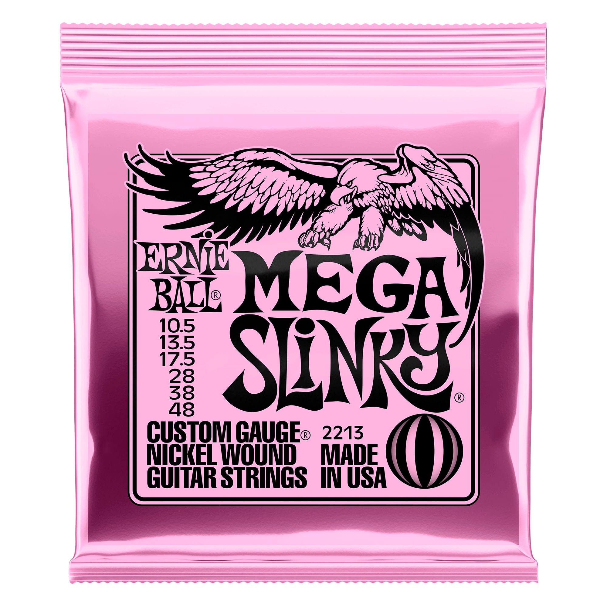 CUERDAS GUITARRA ELECTRICA ERNIE BALL P02213 MEGA SLINKY