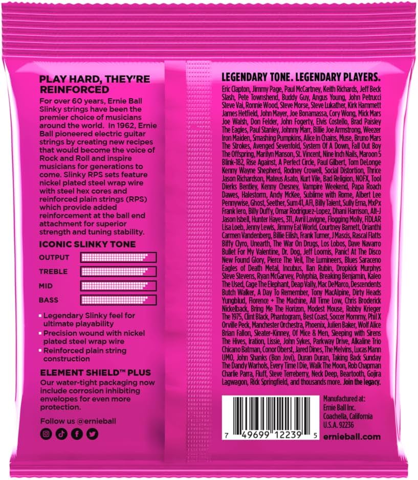 CUERDAS GUITARRA ELECTRICA ERNIE BALL P02239 SUPER SLINKY