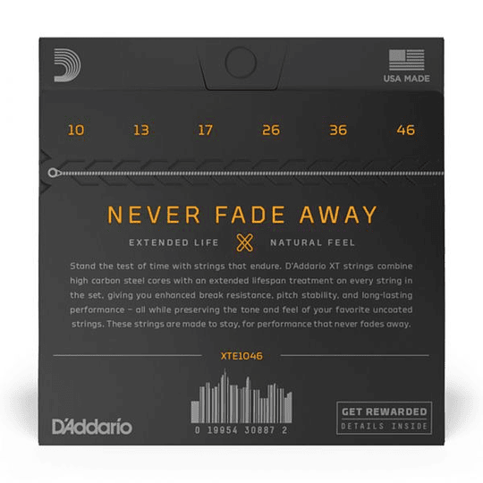 SET DE CUERDAS PARA GUITARRA ELECTRICA DADDARIO XTE1046