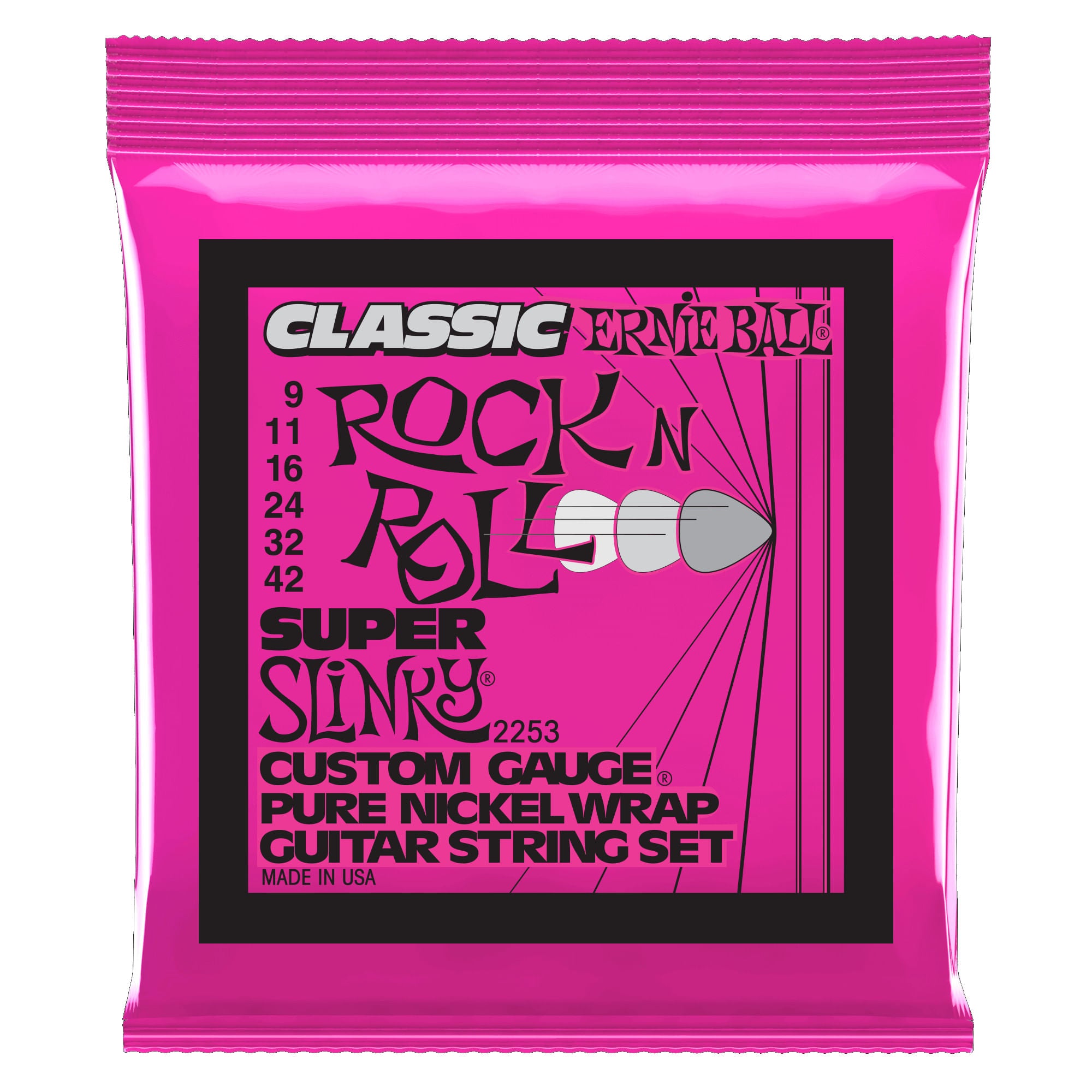 CUERDAS GUITARRA ELECTRICA ERNIE BALL P02253 SUPER SLINKY CL