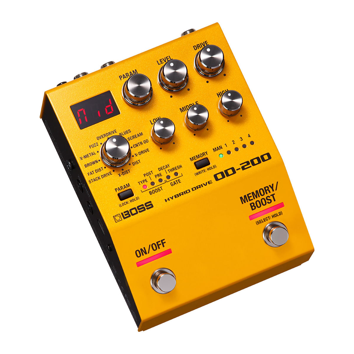 Pedal Overdrive Distorsión Boss OD-200 - Hybrid Drive