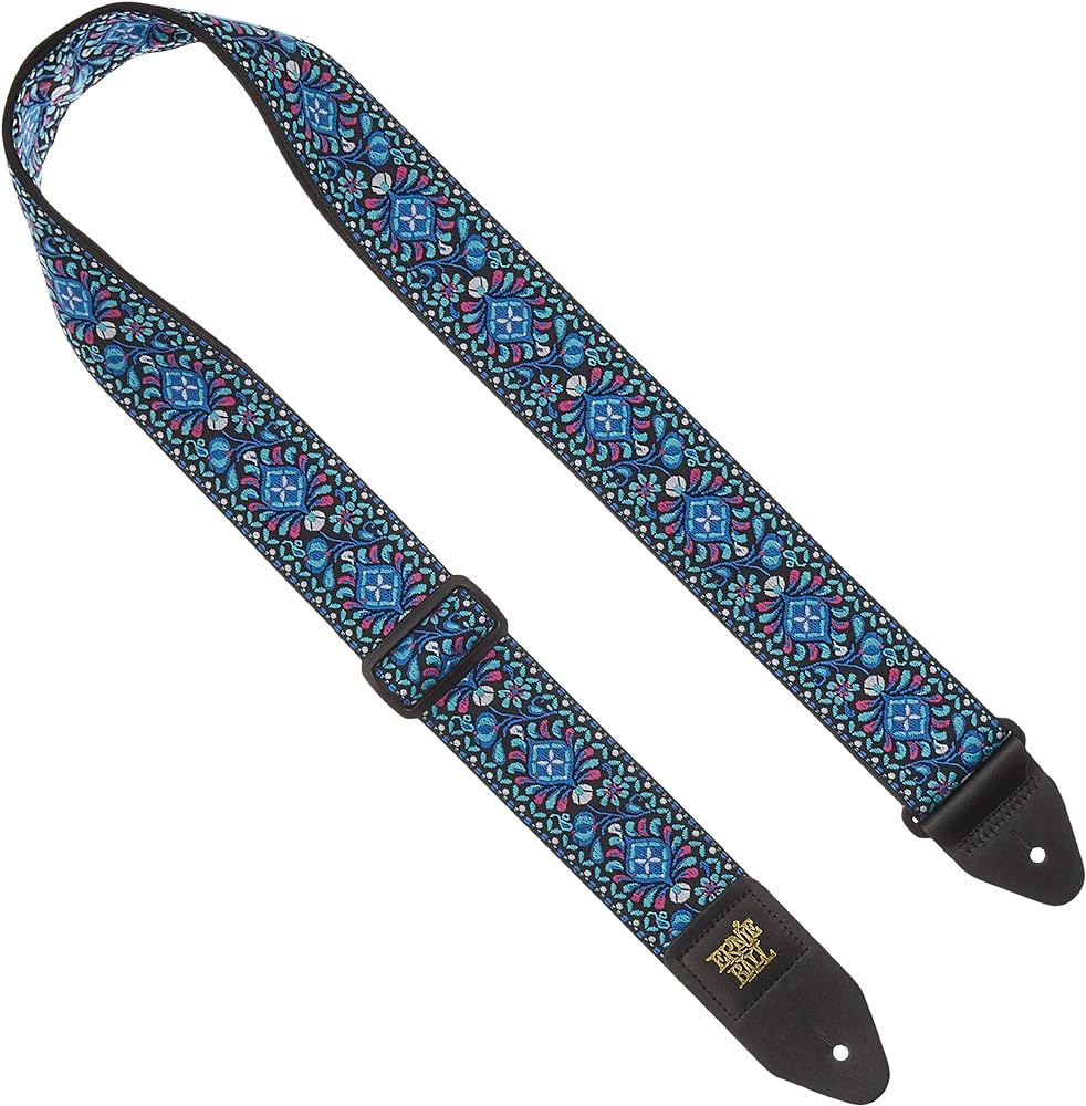 Correa para guitarra Ernie Ball P04097 Indigo Orchid Jacquard