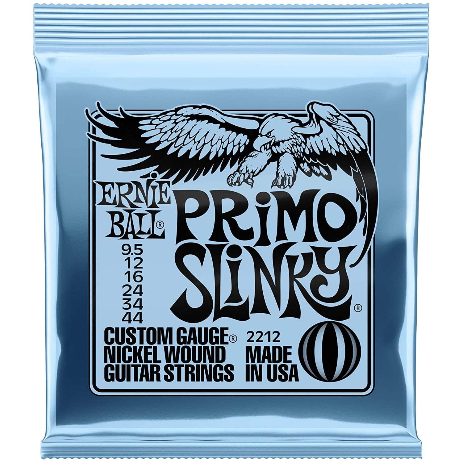 Cuerdas Guitarra Eléctrica Ernie Ball 2212 Primo Sl. 9.5-44