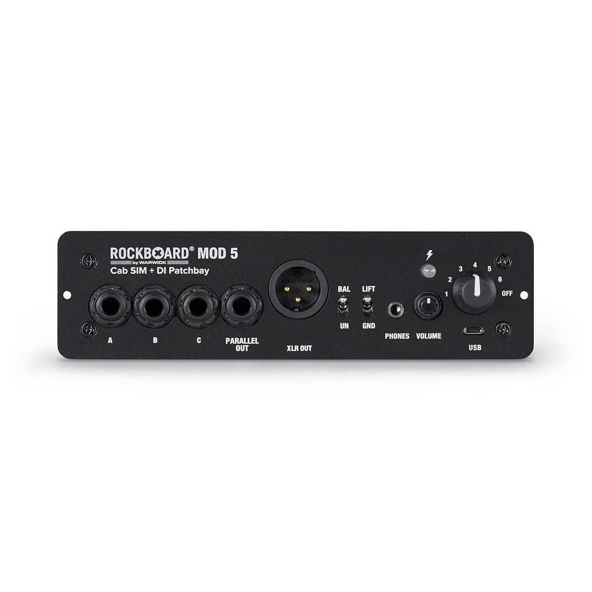 DI Patchbay Rockboard RBO B MOD 5 con Simulador de Parlante