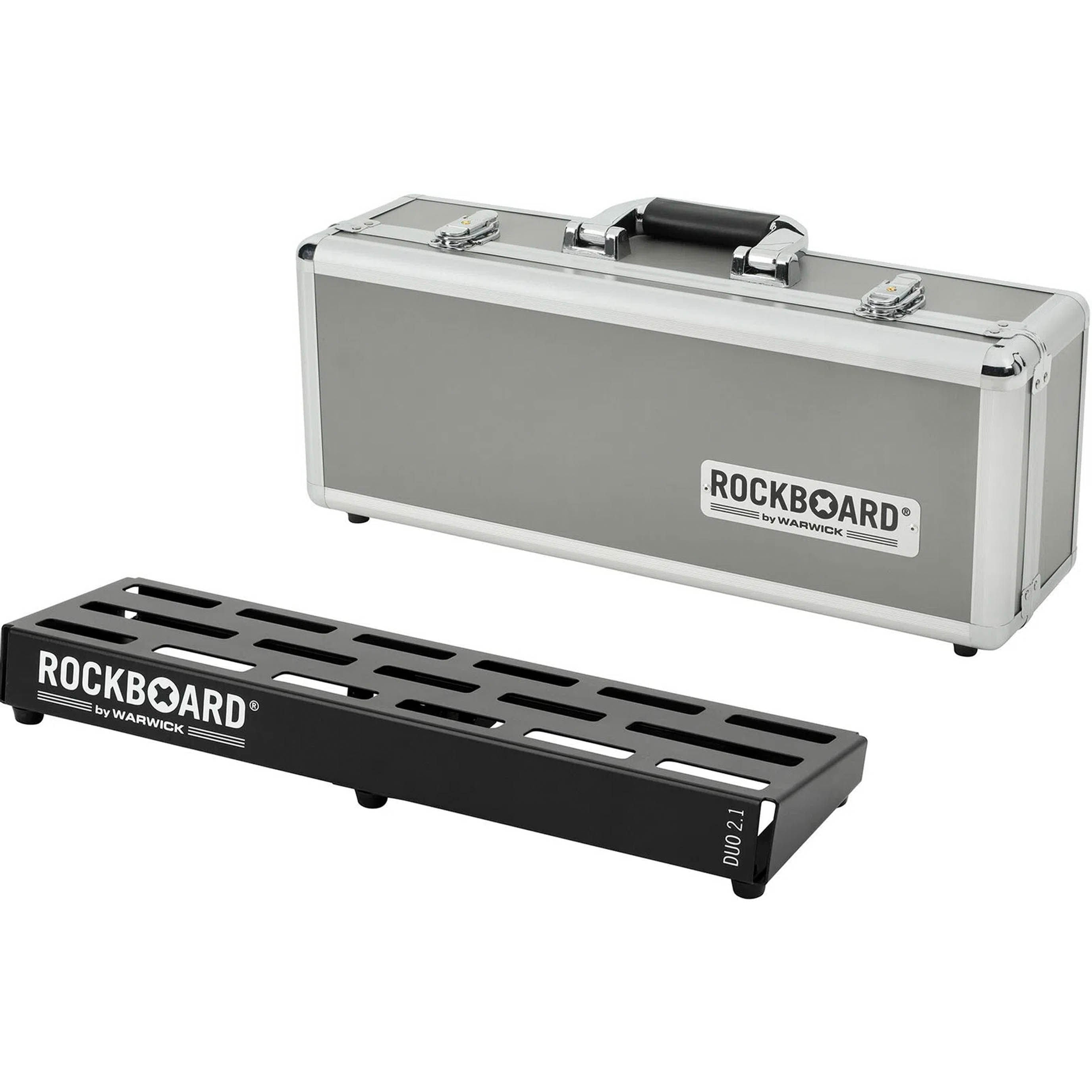 Pedalboard para pedales con Flight Case Rockboard DUO 2.1 C