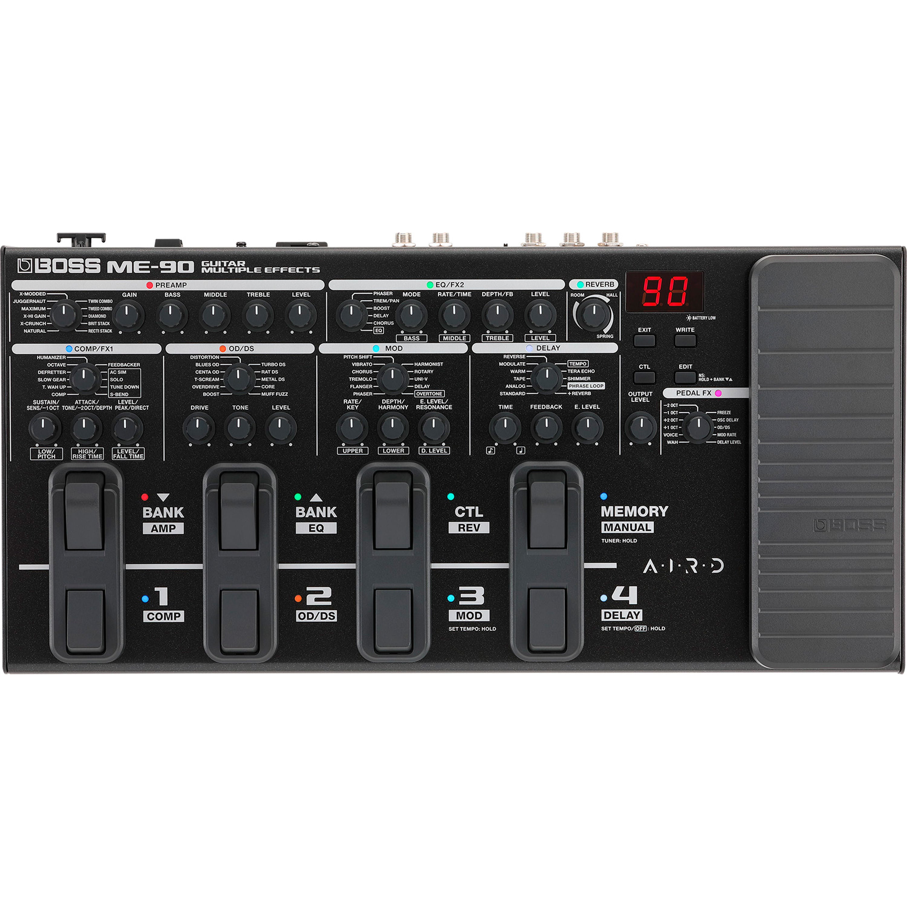 Pedalera multiefecto Boss ME-90 para Guitarra Eléctrica