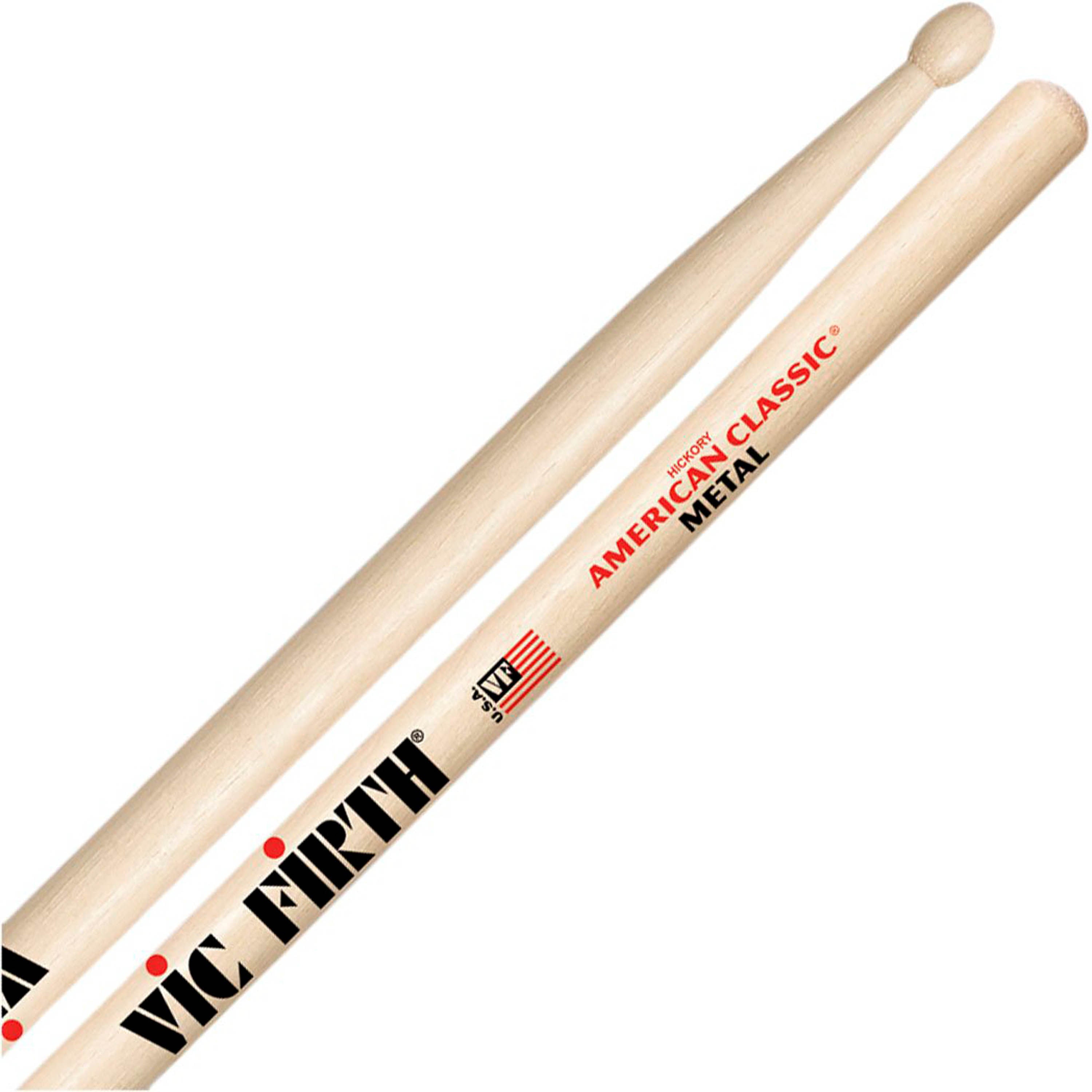 Baquetas Vic Firth American Classic Metal Punta de Madera