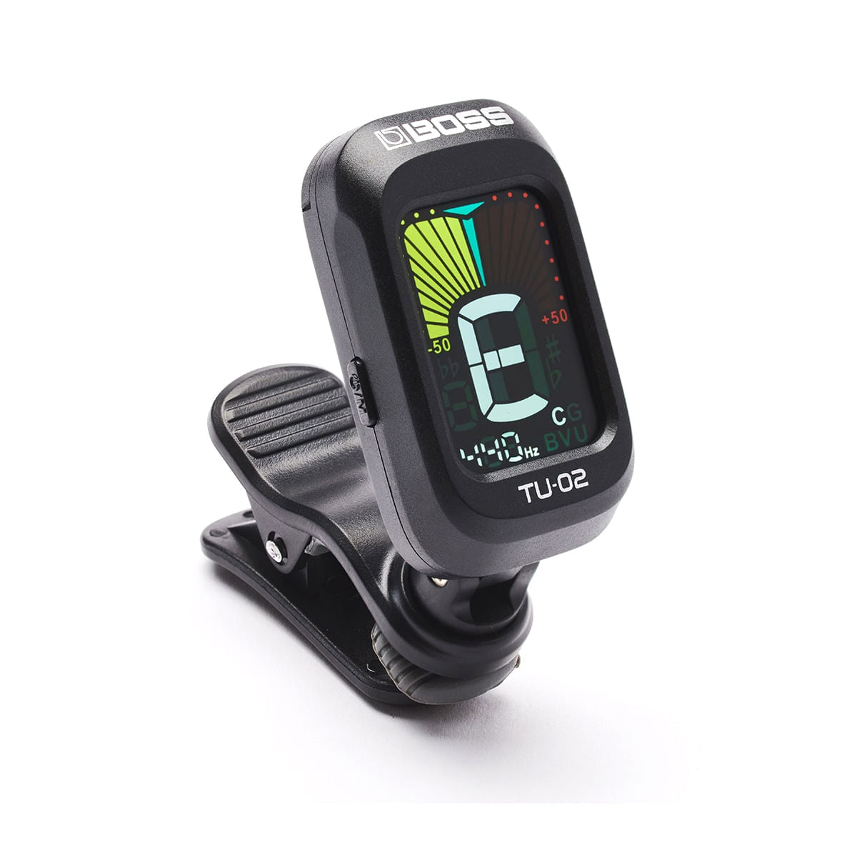 Afinador Cromático de Pinza Boss TU-02 Negro
