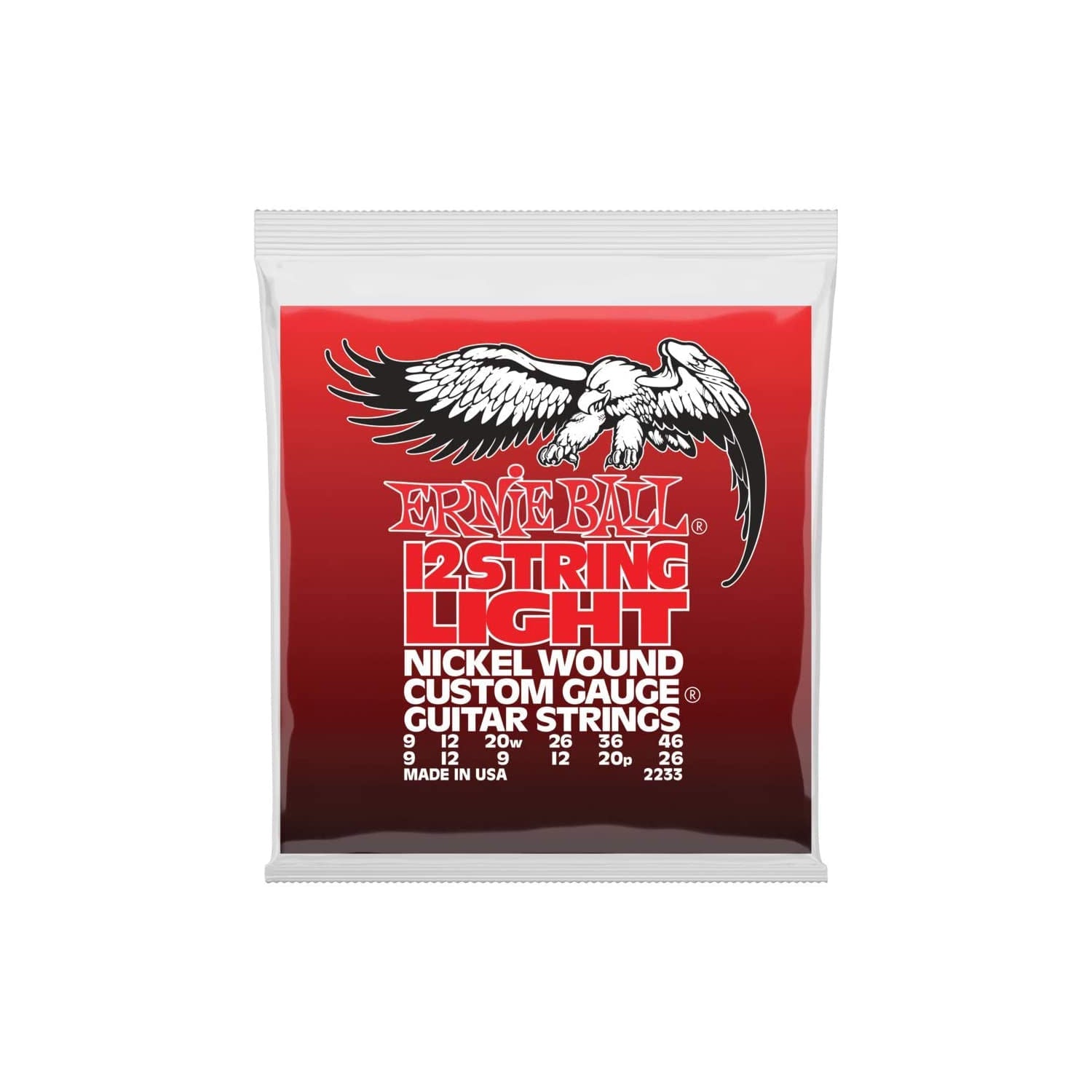Set para guitarra eléctrica de 12 Cuerdas Ernie Ball P02233