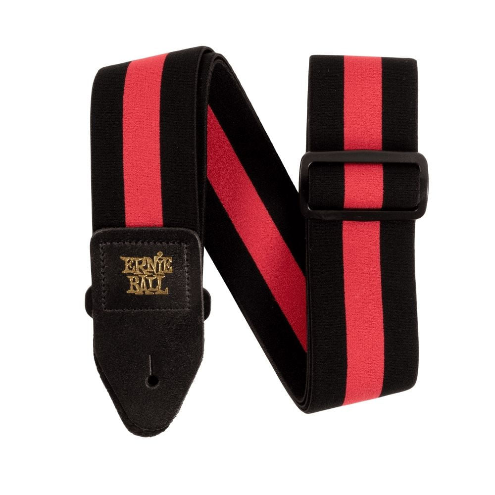 Correa de guitarra Ernie Ball Stretch Comfort Racer Roja