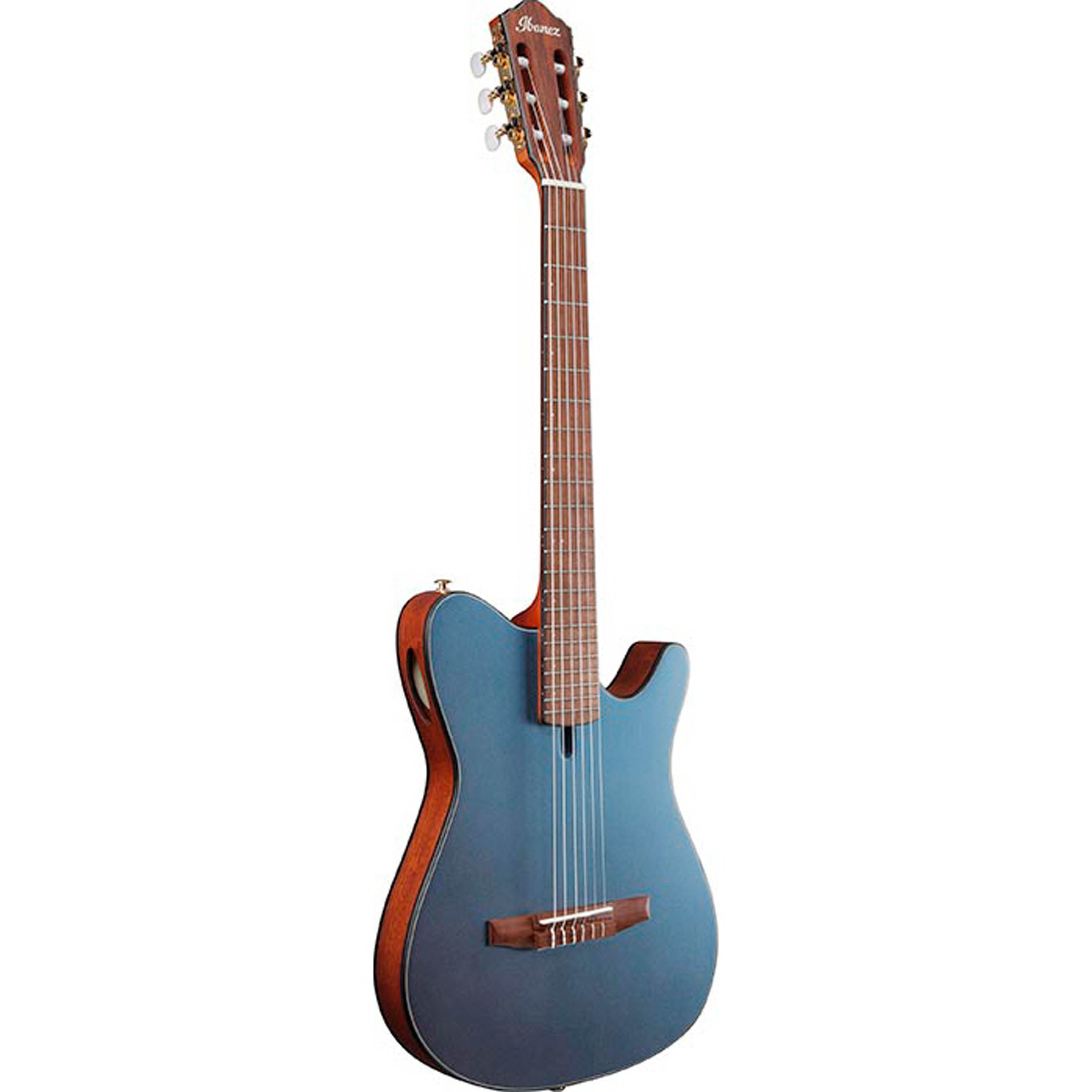 Guitarra electroacústica Ibanez FRH10N Thinline Indigo Blue