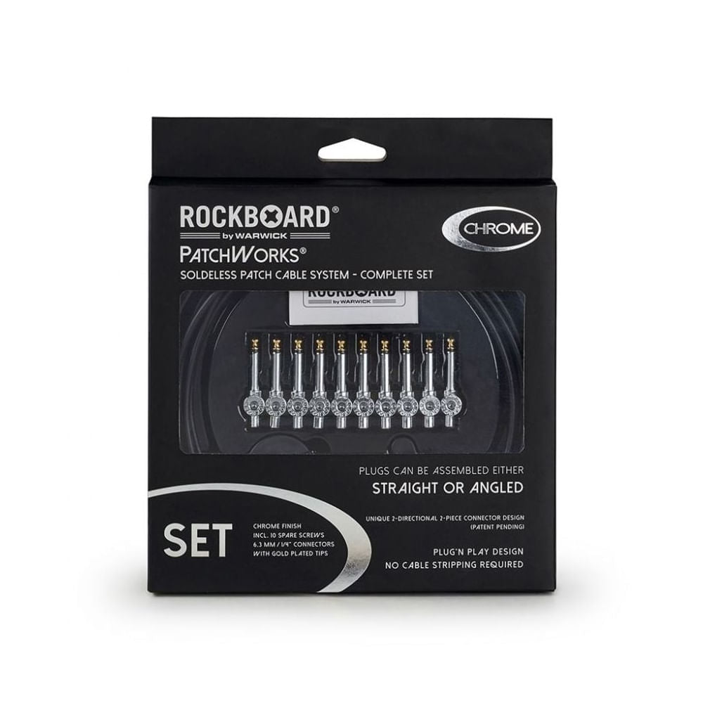 Pack conectores + cable de instrumento RockCable RBO CAB PW