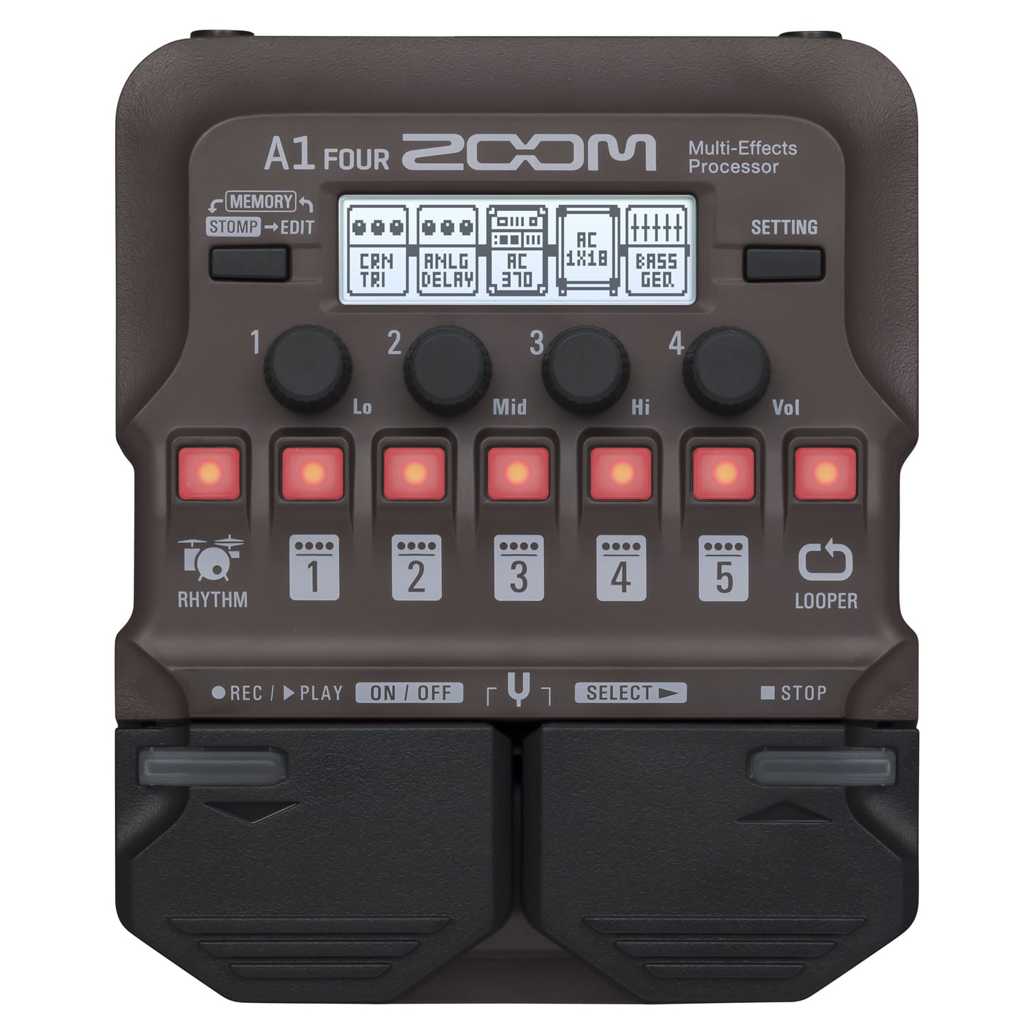 Pedalera multiefecto Zoom A1 Four