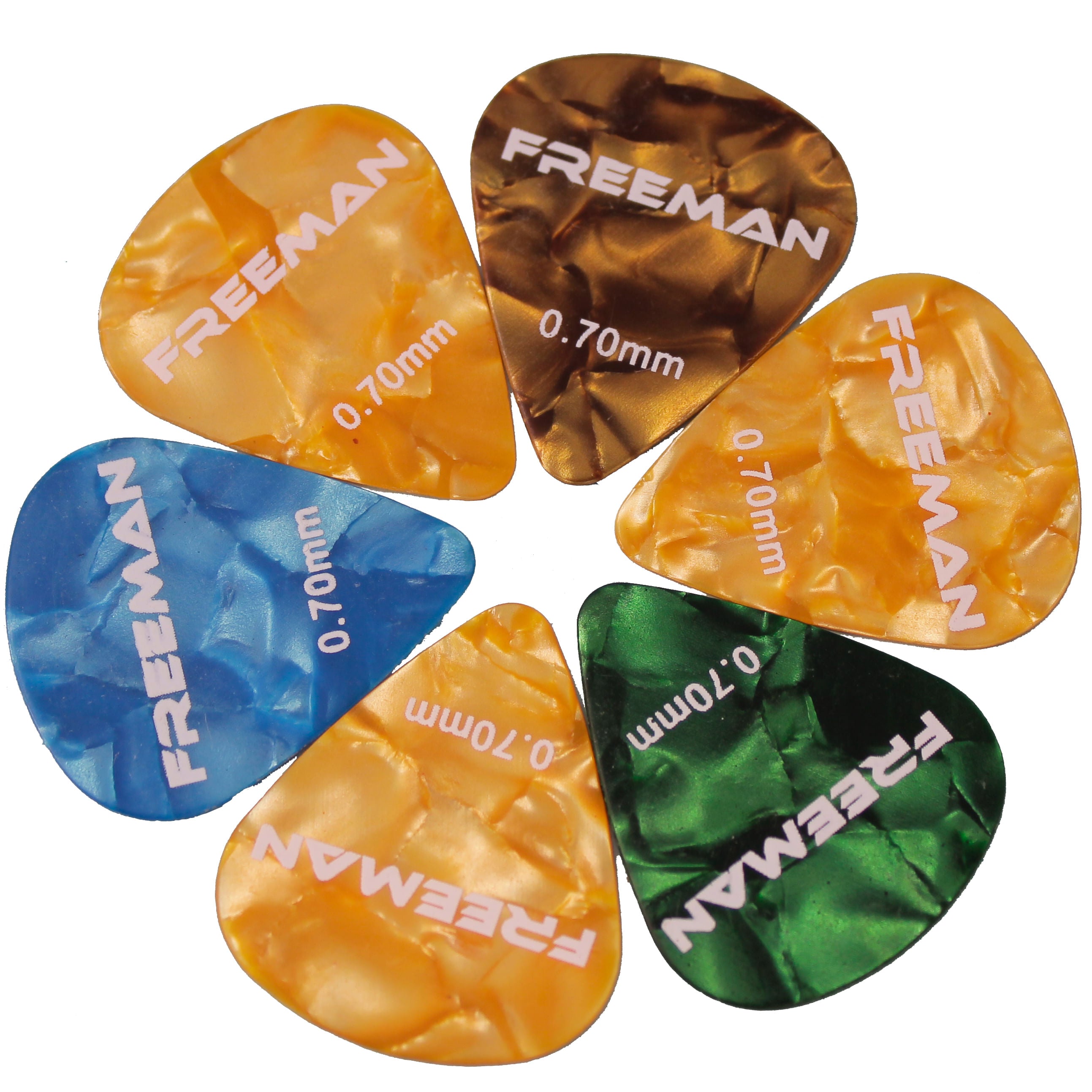 Pack de uñetas Freeman 6 unidades Medium MED MTC