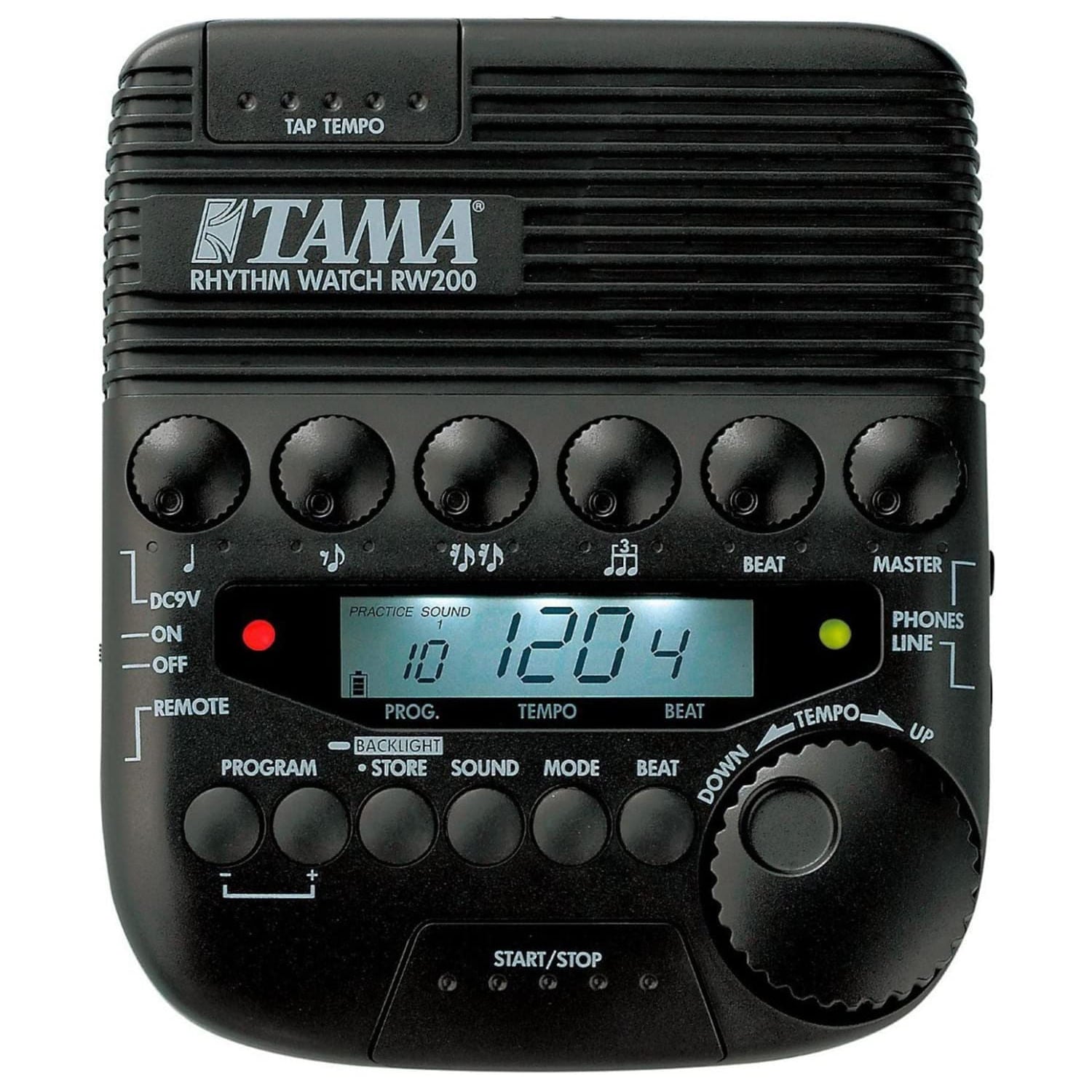 Metrónomo de Baterista Tama Rythm Watch RW200 con 30 Presets