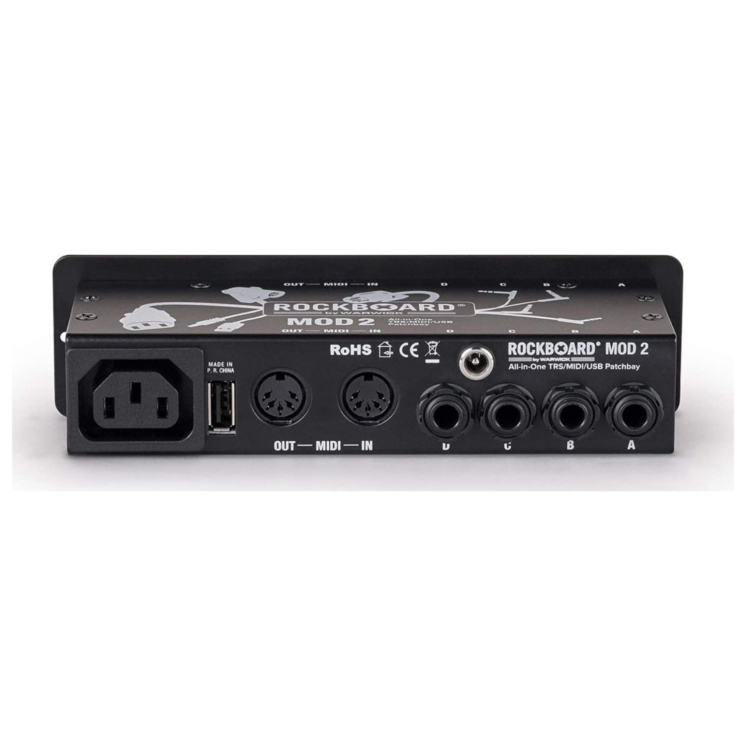 Patchbay Rockboard RBO B MOD 2 V2 - TRS, MIDI & USB