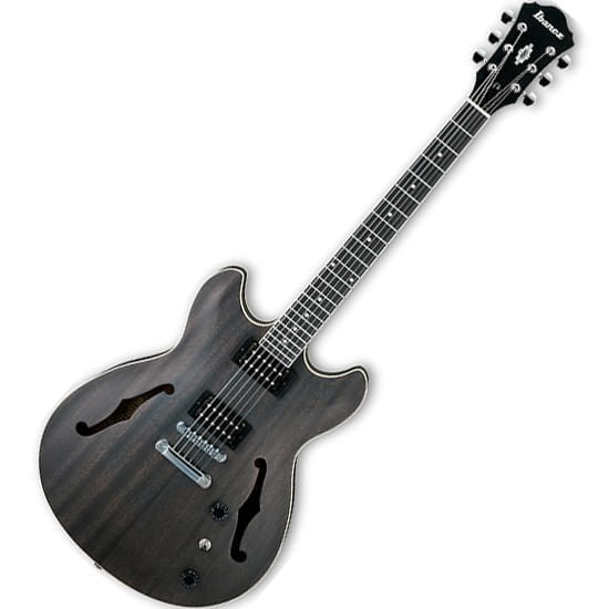 Guitarra eléctrica Ibanez AS53 - Transparent Black Flat