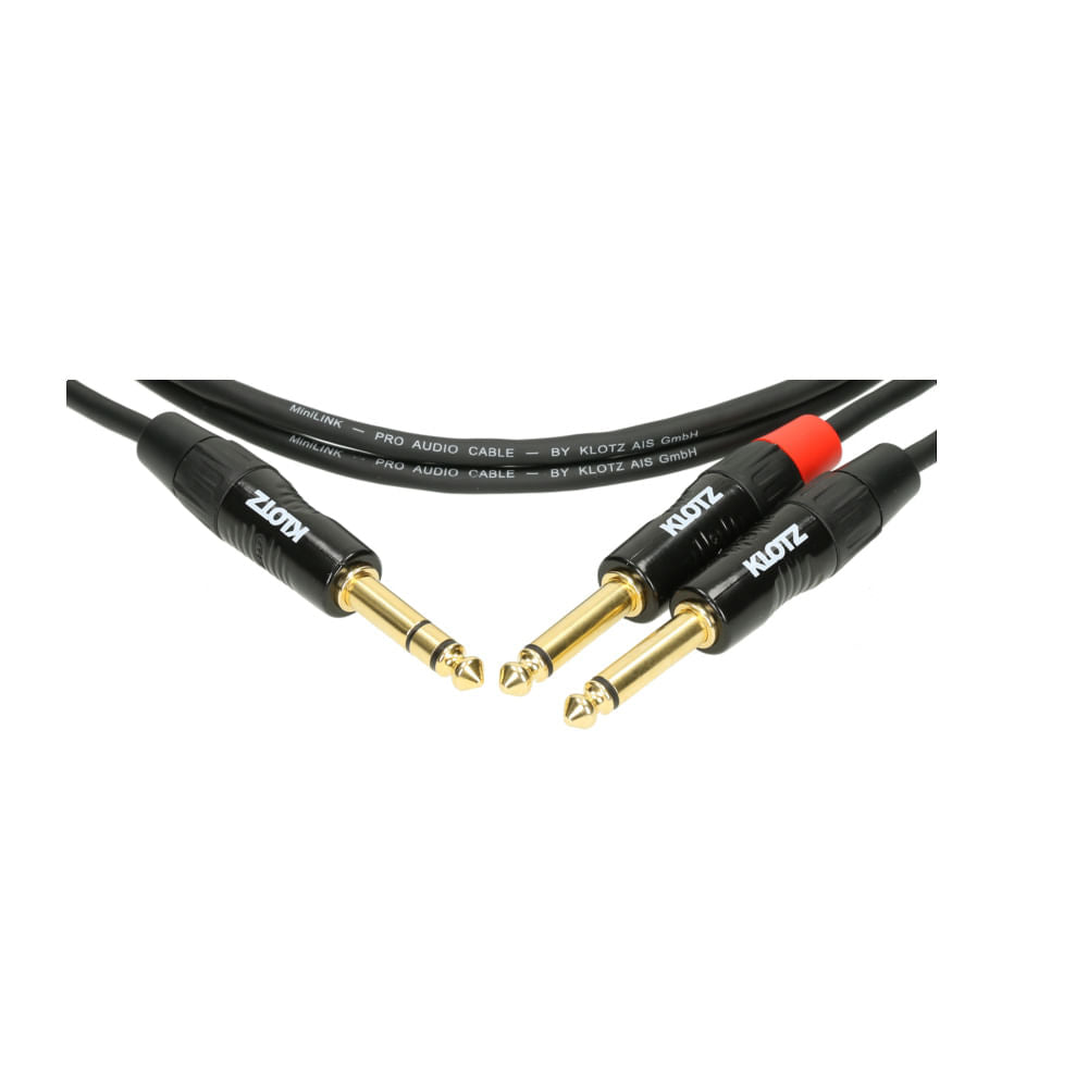 Cable de audio 2x Mono a 1x Stereo Klotz KY1-300 - 3m