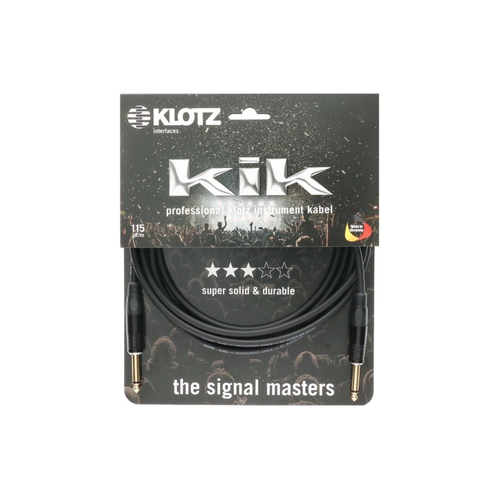 Cable profesional instrumento jack metálico Klotz KIKKG3