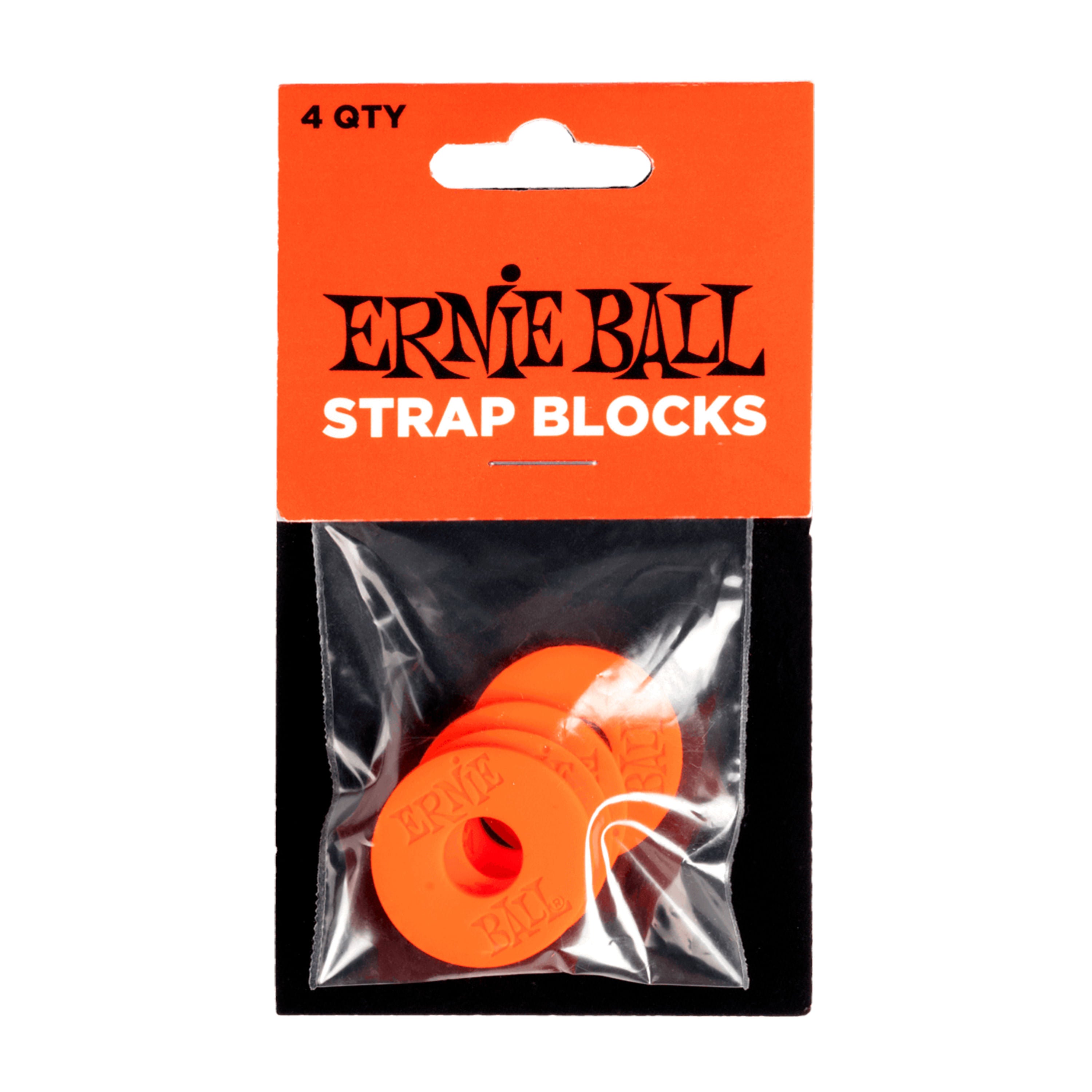 Straps Blocks Ernie Ball P05620 Rojo 4 unidades