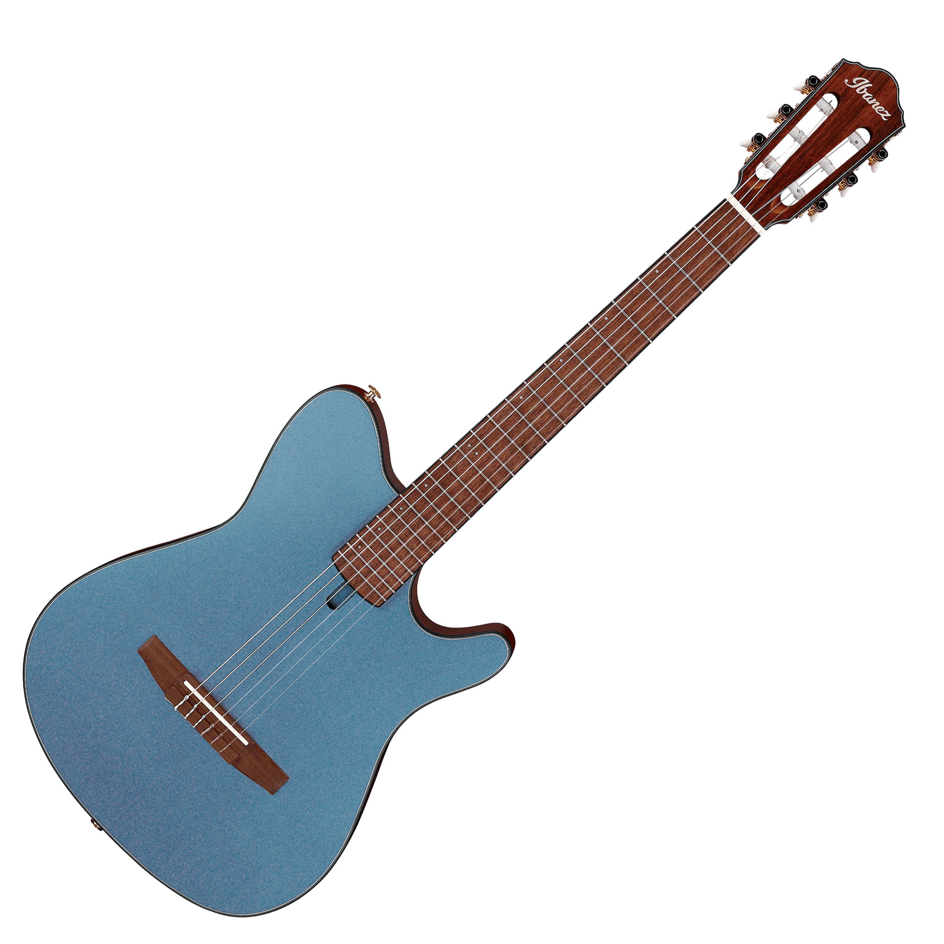 Guitarra electroacústica Ibanez FRH10N Thinline Indigo Blue