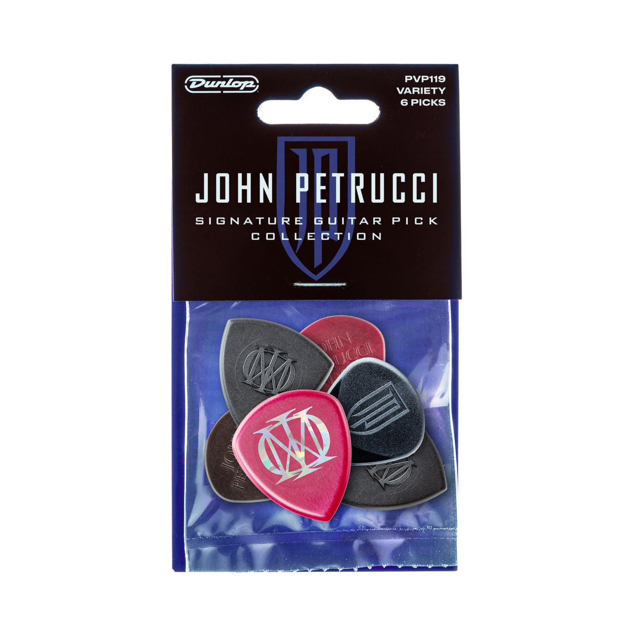 Pack mixto de 6 uñetas Jim Dunlop John Petrucci signature