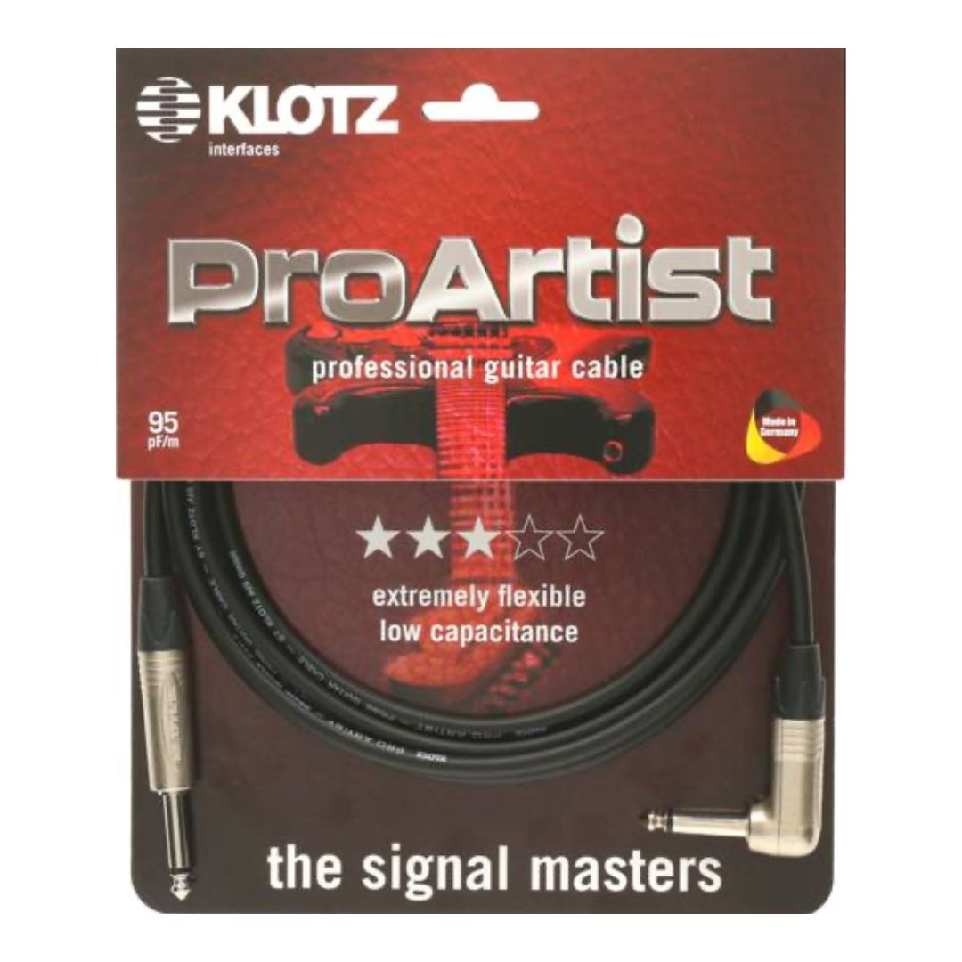 Cable de instrumento Klotz plug-plug PRON060PR - 6 metros