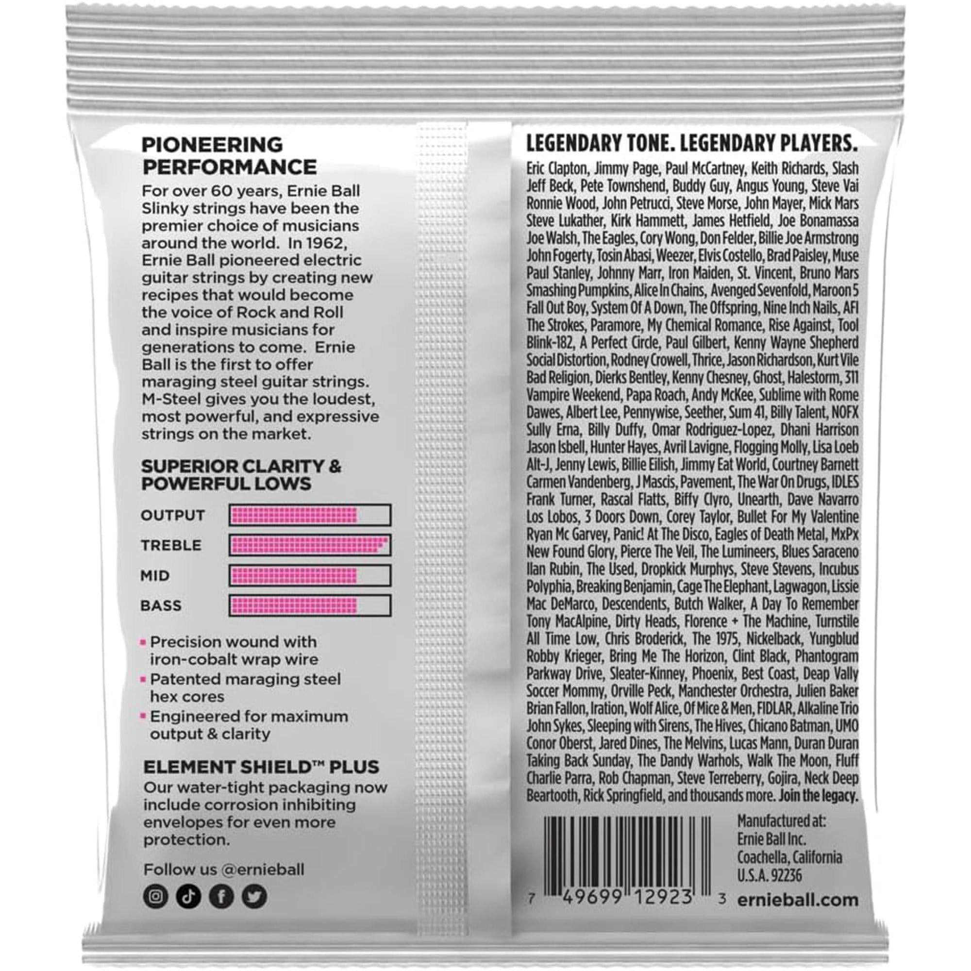 Set de cuerdas Ernie Ball para guitarra eléctrica 2923 9/42