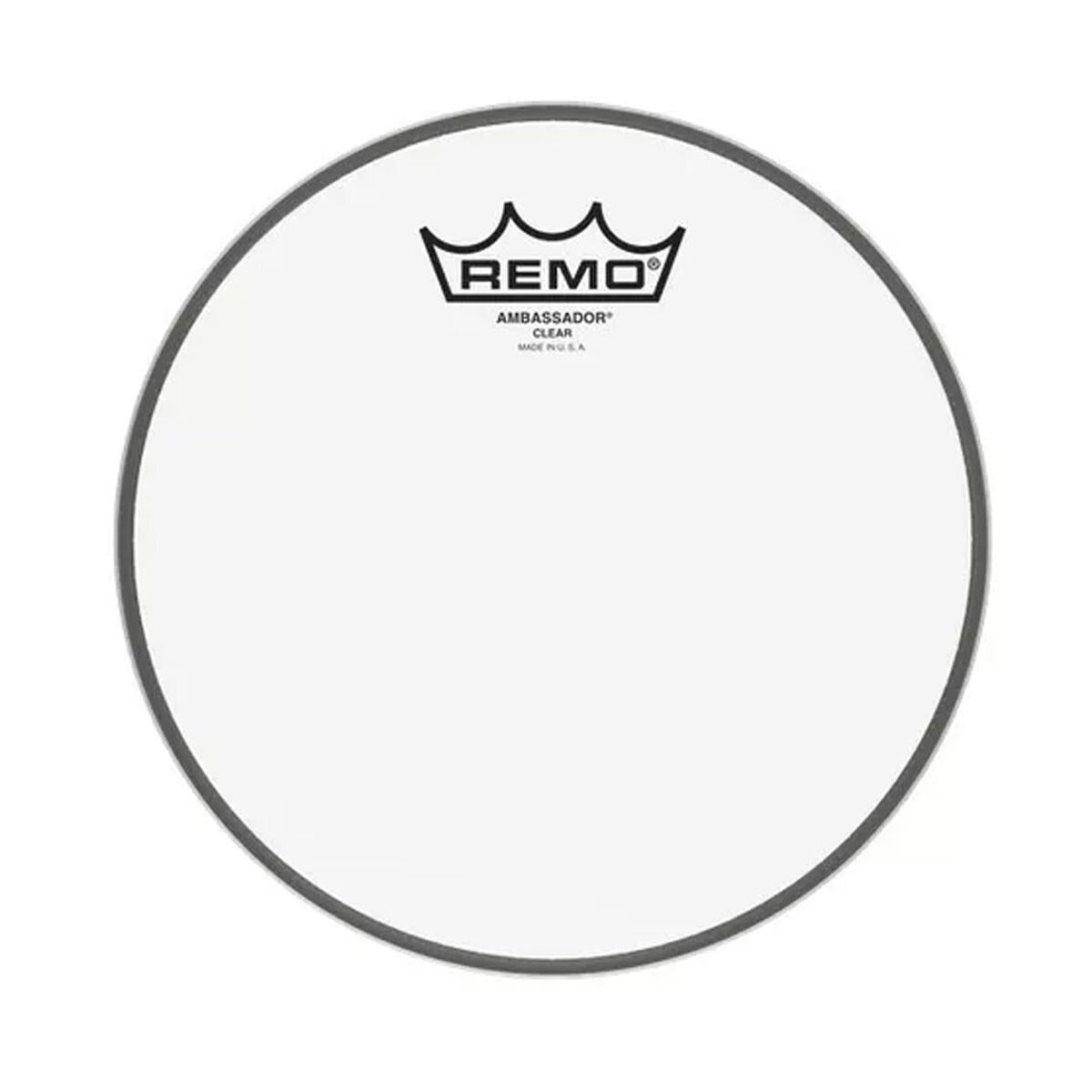 Parche de tom 10 Remo BA031000 serie ambassador clear