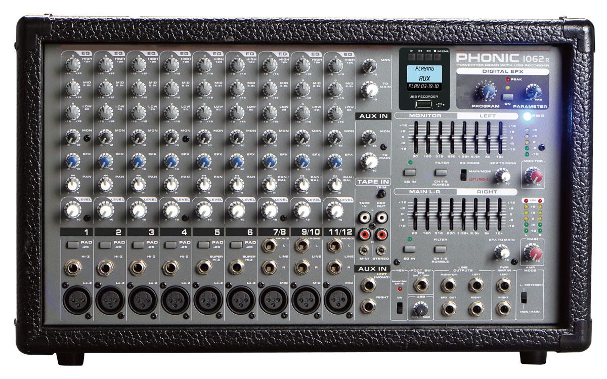 Mixer Con Power Phonic Powerpod1062r