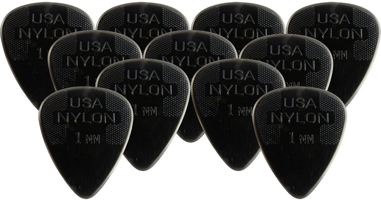 Pack de 12 uñetas 44P 1.0 Nylon Standard Dunlop