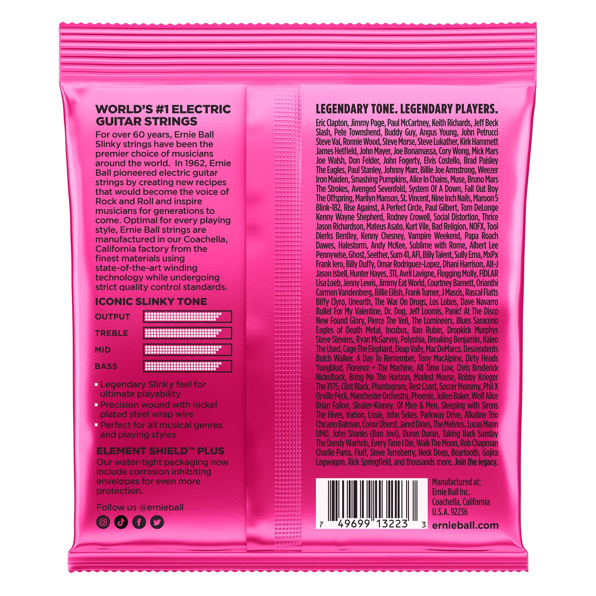 Pack de 3 set cuerdas para guitarra Ernie Ball 2223 9/42