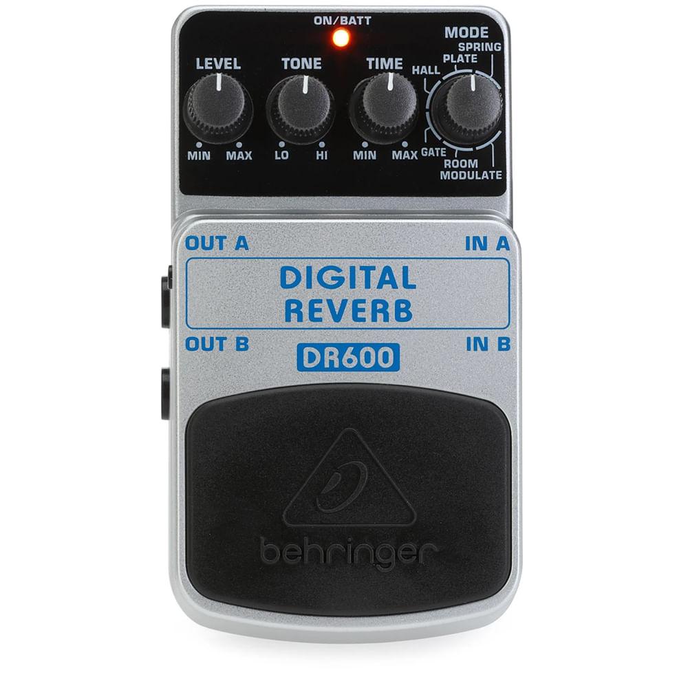 Pedal Efecto Reverb Behringer DR600 - Stereo Reverb 24 bits