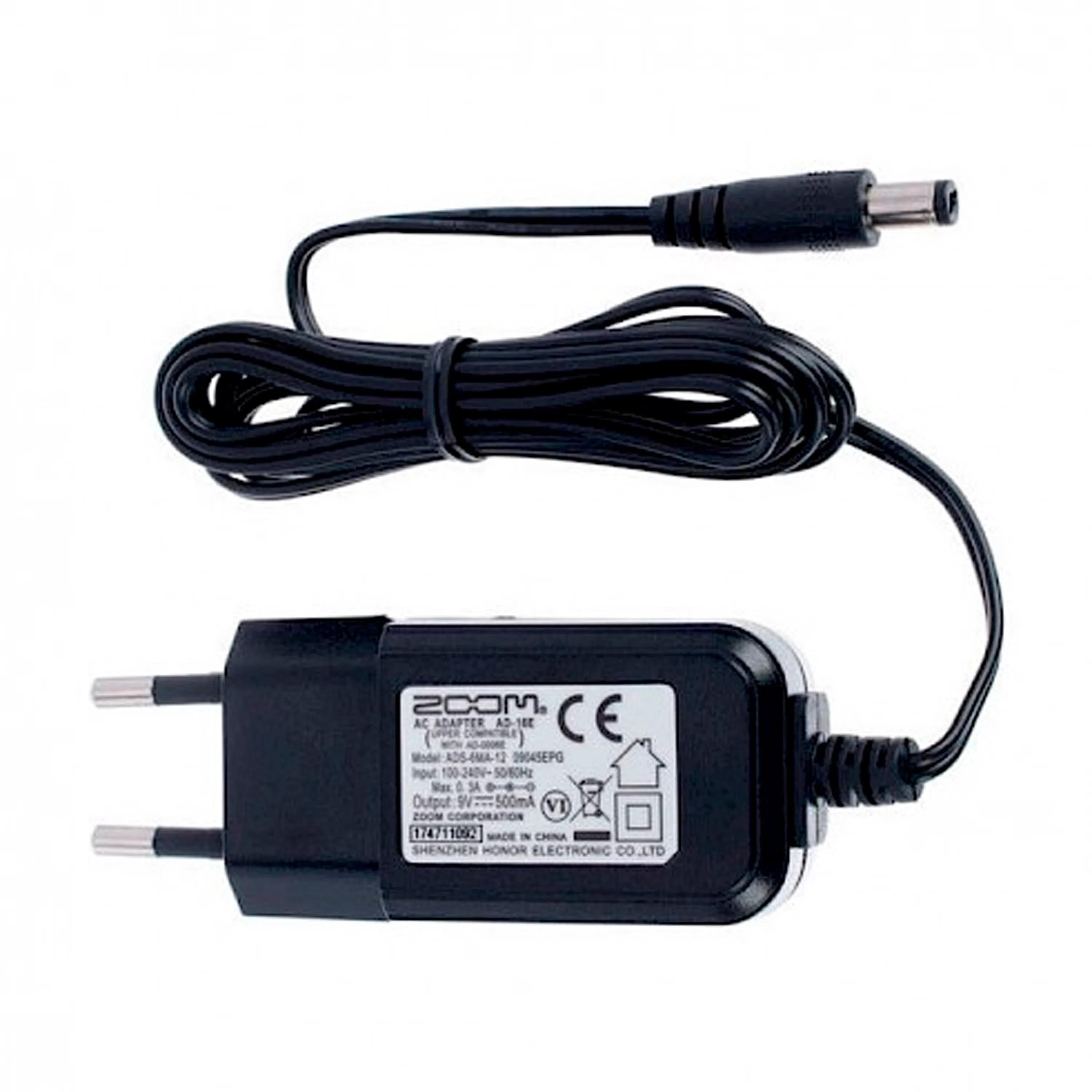Fuente De Poder Para Pedales 9vdc 500ma Zoom Ad-16e
