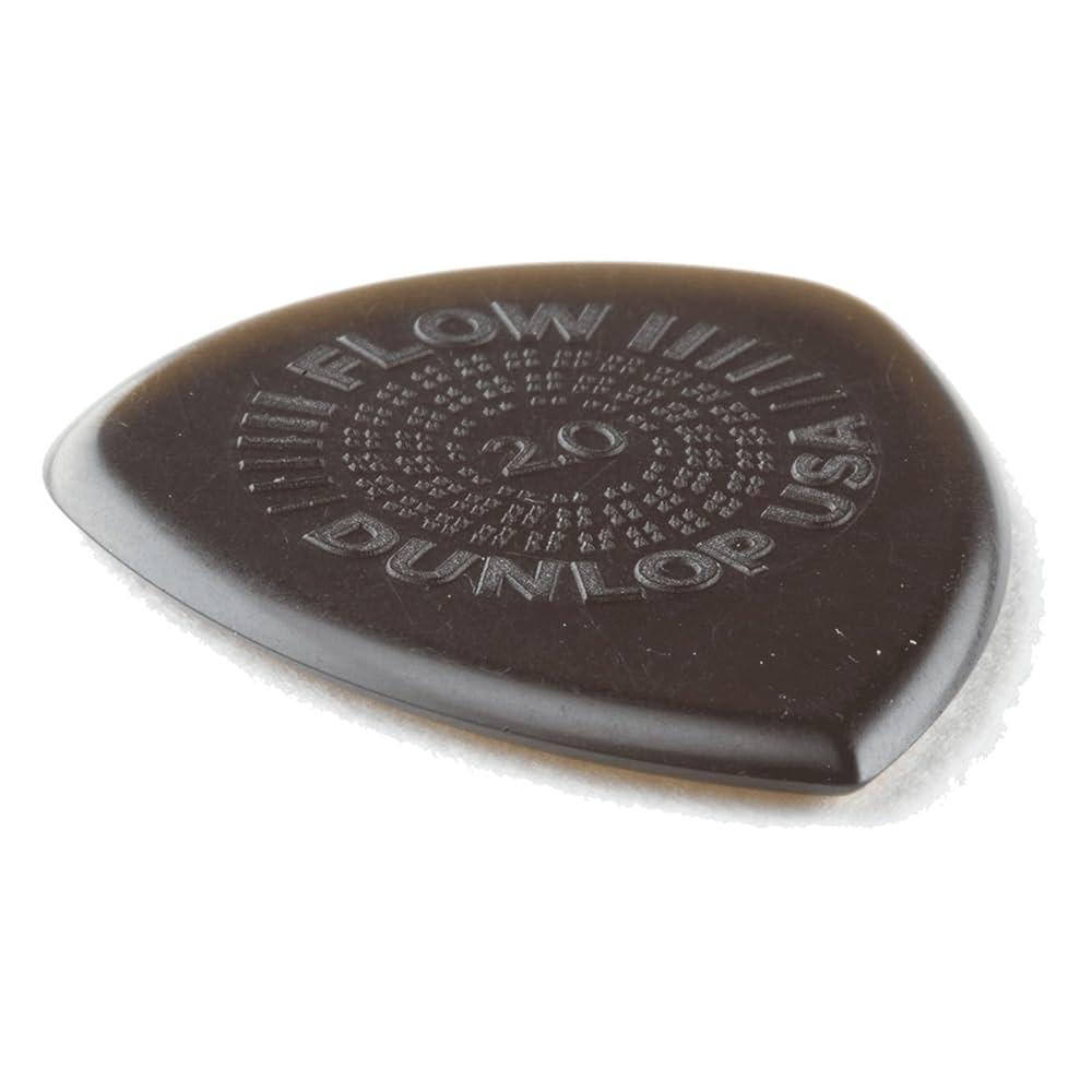 Pack de 6 uñetas Dunlop FLOW STANDARD GRIP 2.0MM 549P200