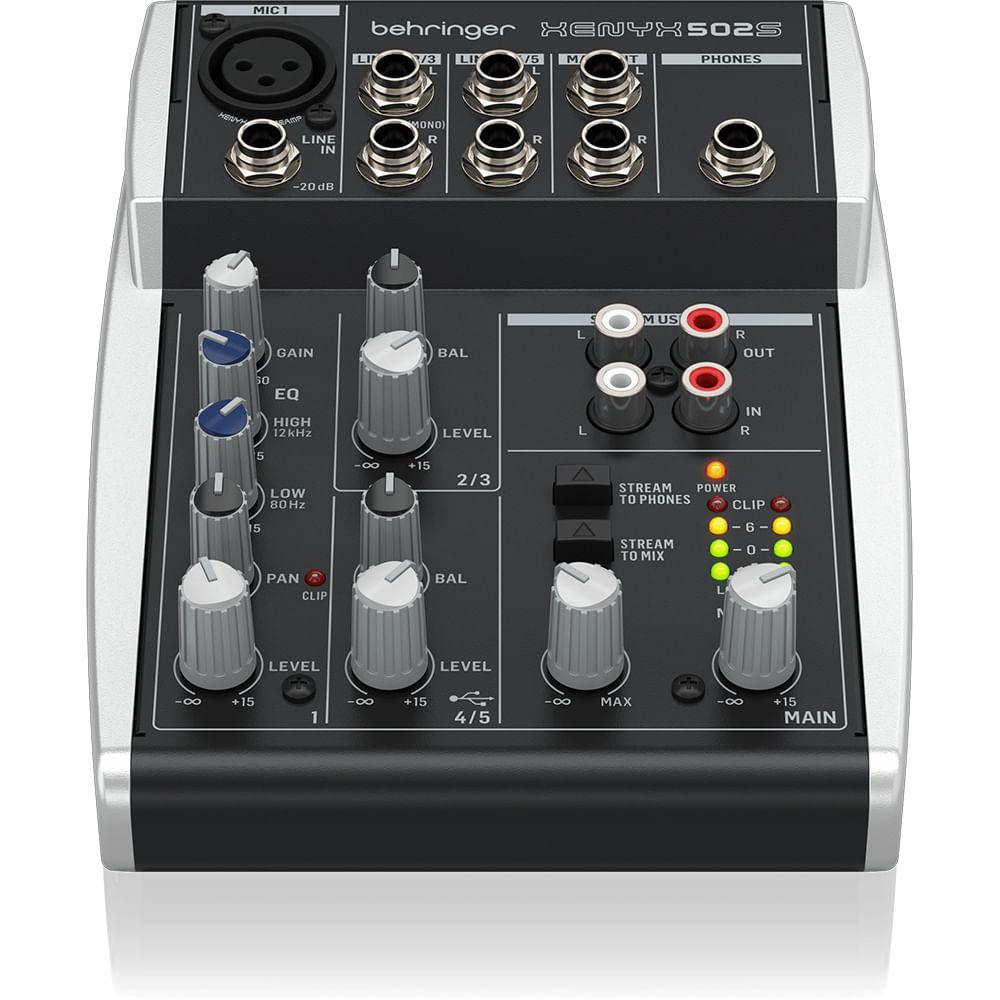 Mixer Análogo Con USB Behringer XENYX 502S
