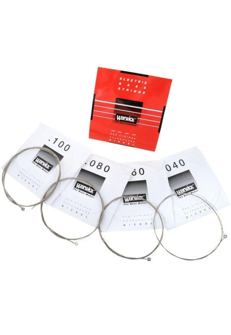 Set de 4 cuerdas para bajo Warwick 46210 ML RED 040-100