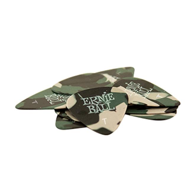 Pack de 12 uñetas Ernie Ball 9221 12 CAMOUFLAGE T